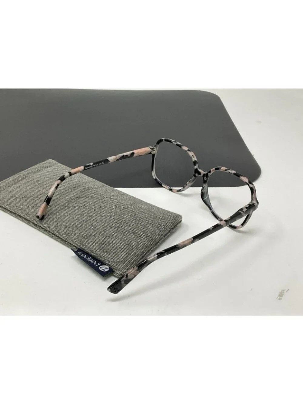 Peepers Sawyer Focus 3001 Reading Glasses Pink  Tortoiseshell Square Big +0.00